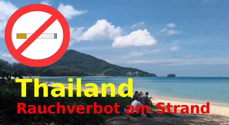 Rauchverbot am Strand von Phuket