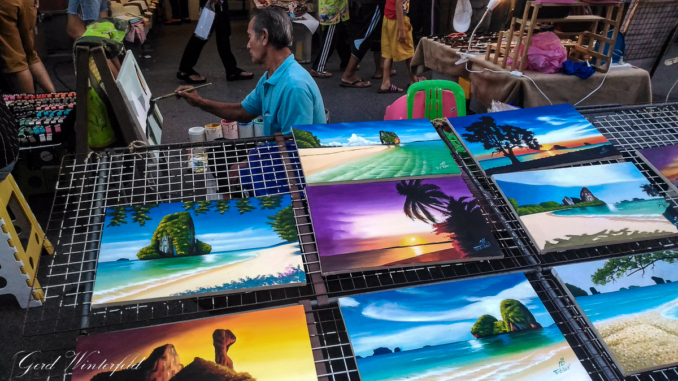 Straßenkunst auf Phuket