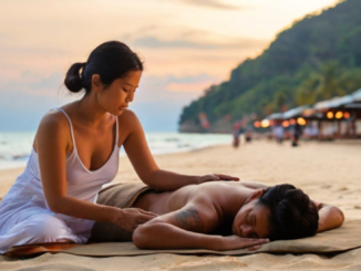 Thai-Massagen am Strand von Phuket